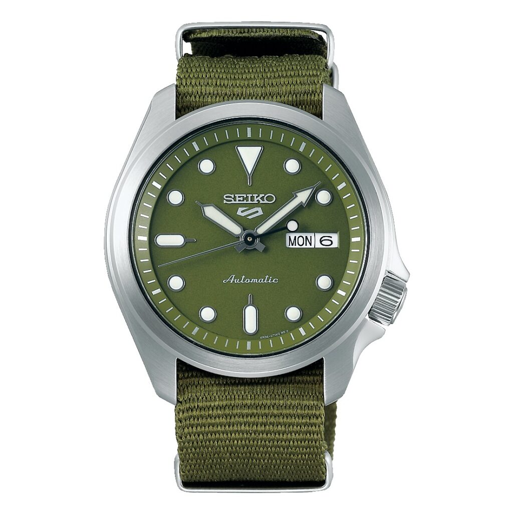 Seiko 5 Sports Green Military Srpe 65 Corvus