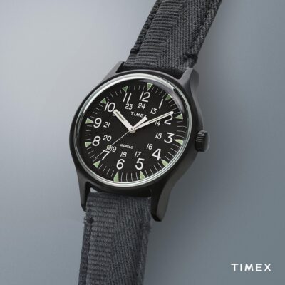 Timex MK1 Steel Fabric 40mm Black Indiglo