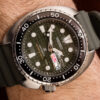 Seiko Turtle King Waffle Army Green Automático SRPE05 - Image 8