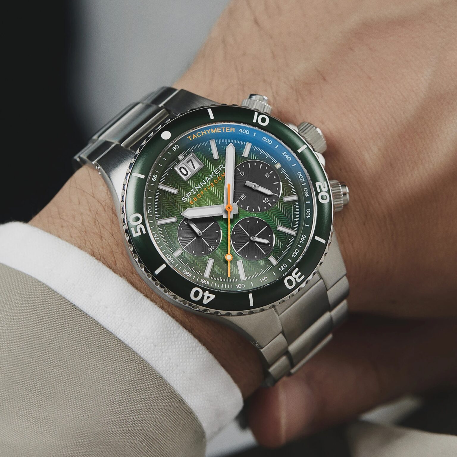 spinnaker hull green