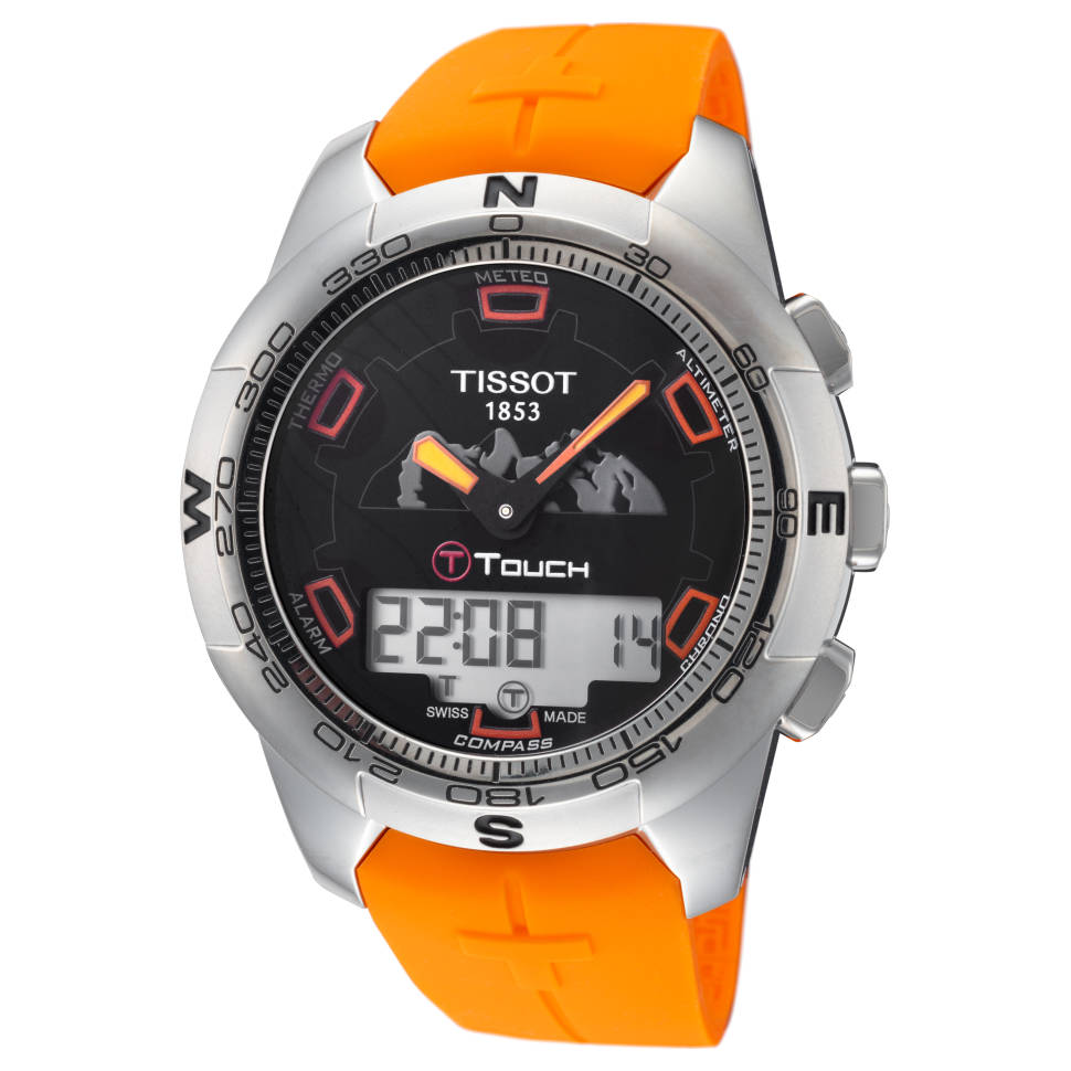 Tissot T Touch II Jungfraubahn Titanium Orange Corvus