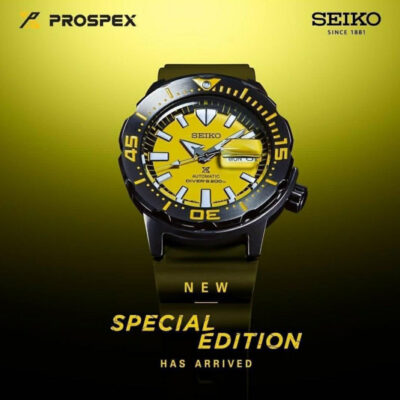 Seiko Prospex Yellow Monster Edição Especial SRPF35
