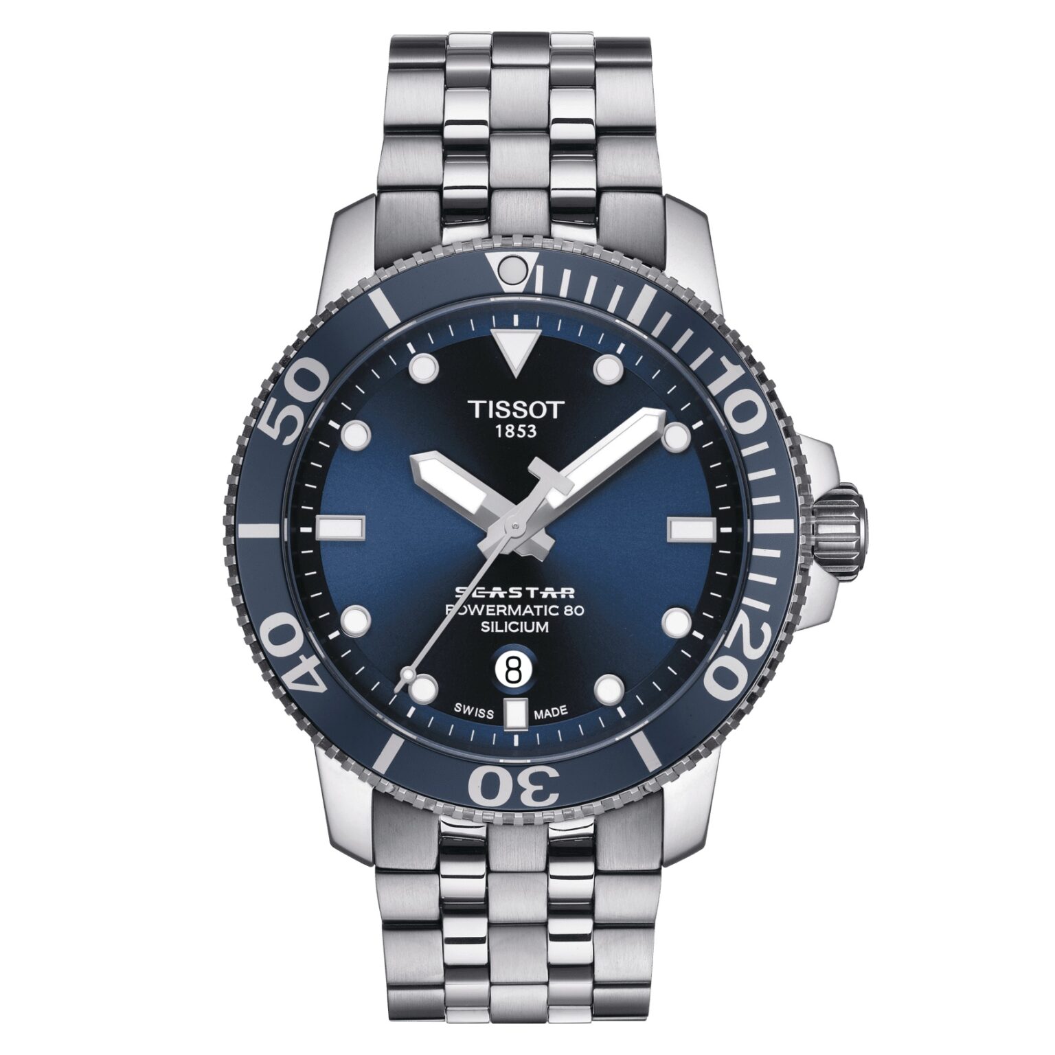 Tissot Seastar 1000 Powermatic 80 Automatic Crystal Blue Silicium T120