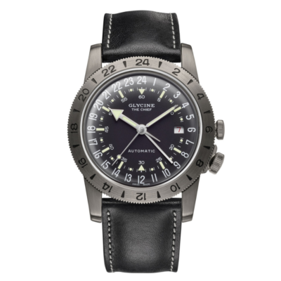 Glycine Airman Vintage “The Chief” GMT Grey PVD GL0246