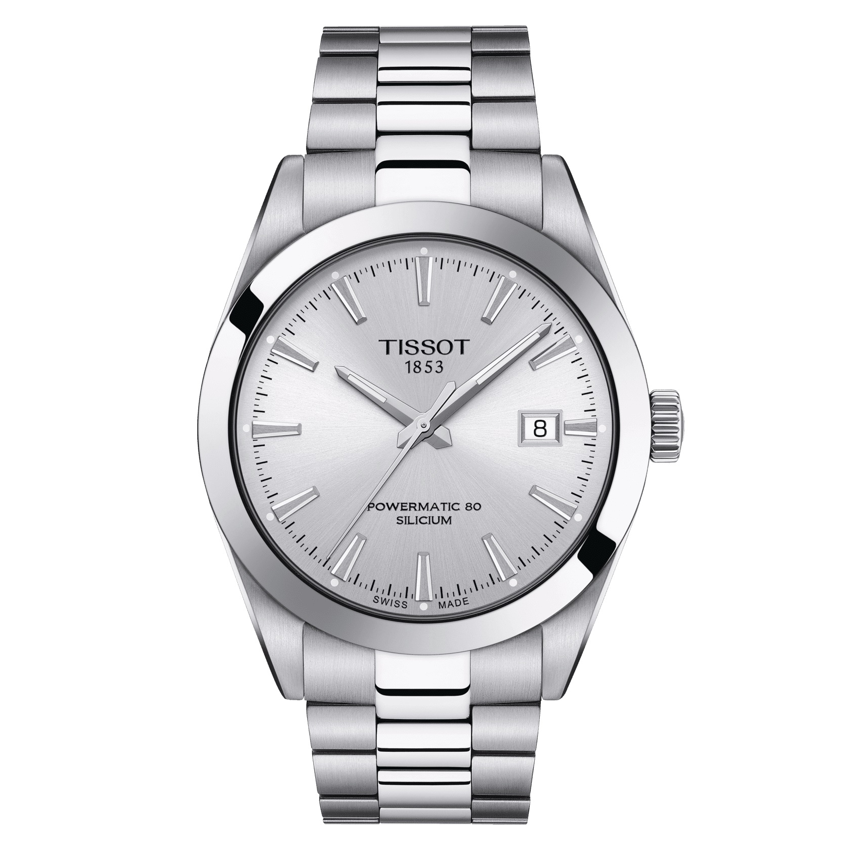 Tissot Gentleman Powermatic 80 Automatic Silver Slicium T127.407.11.031.00 Corvus