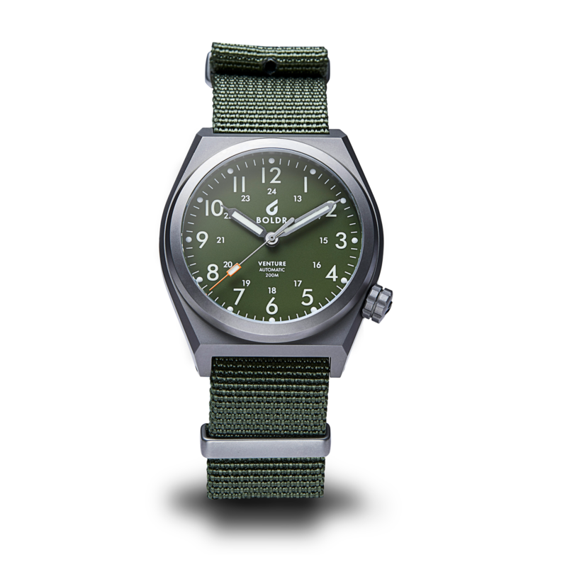 Boldr Venture Jungle Green Automatic Titanium