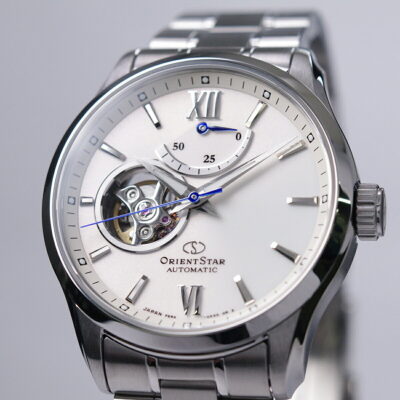 Orient Star Open Heart White Power Reserve RE-AT0003S