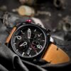 AVI-8 Hawker Hunter Retrograde Chronograph Charcoal Ember Brown - Image 4