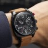 AVI-8 Hawker Hunter Retrograde Chronograph Charcoal Ember Brown - Image 2