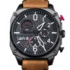 AVI-8 Hawker Hunter Retrograde Chronograph Charcoal Ember Brown