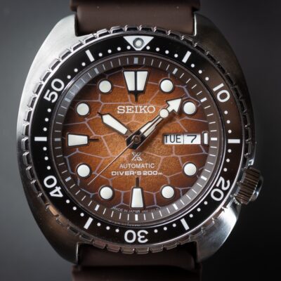 Seiko King Turtle Brown Blue U.S Special Edition SRPH55