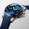 Longines HydroConquest Blue Rubber 41 mm Ceramic L3.781.4.96.9 - Image 2