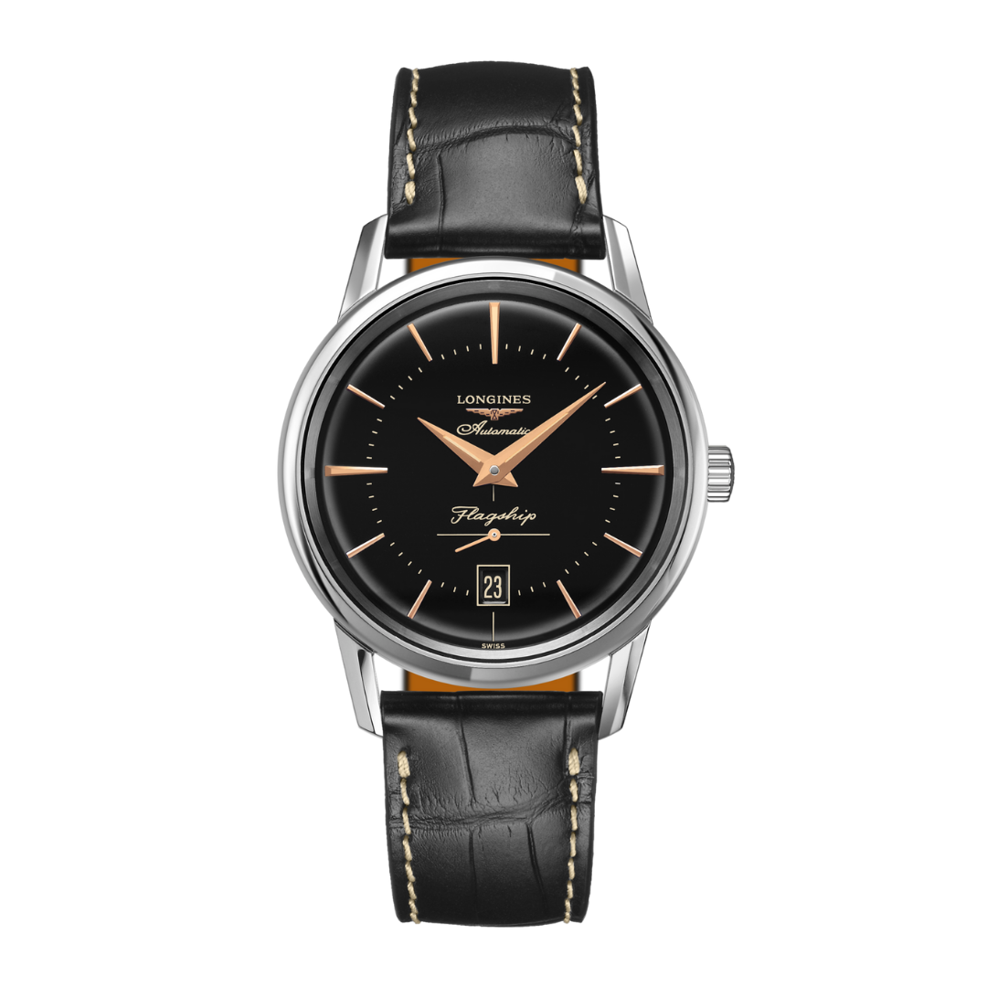 Longines Flagship Heritage Black L4.795.4.58.0 Corvus