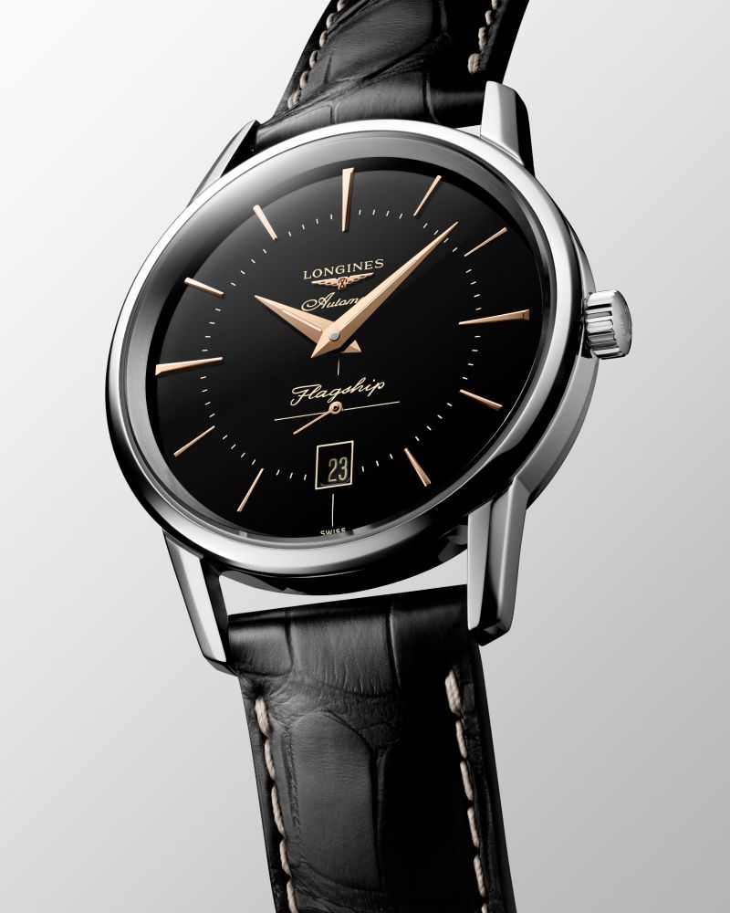 Longines Flagship Heritage Black L4.795.4.58.0 Corvus