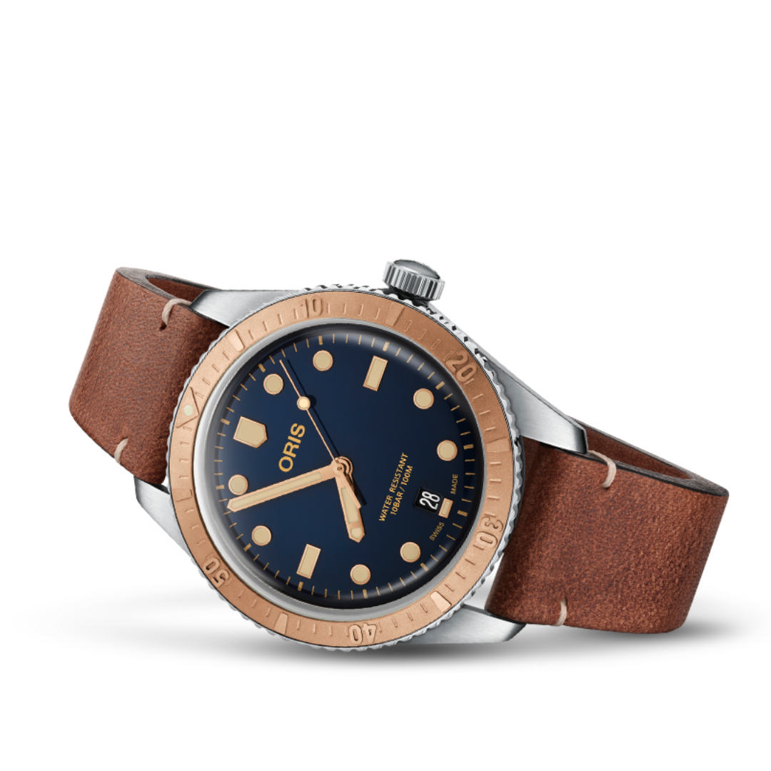 Oris Divers Sixty Five Automatic Bronze Blue 01 733 7707 4355 07 5 20 45 Corvus