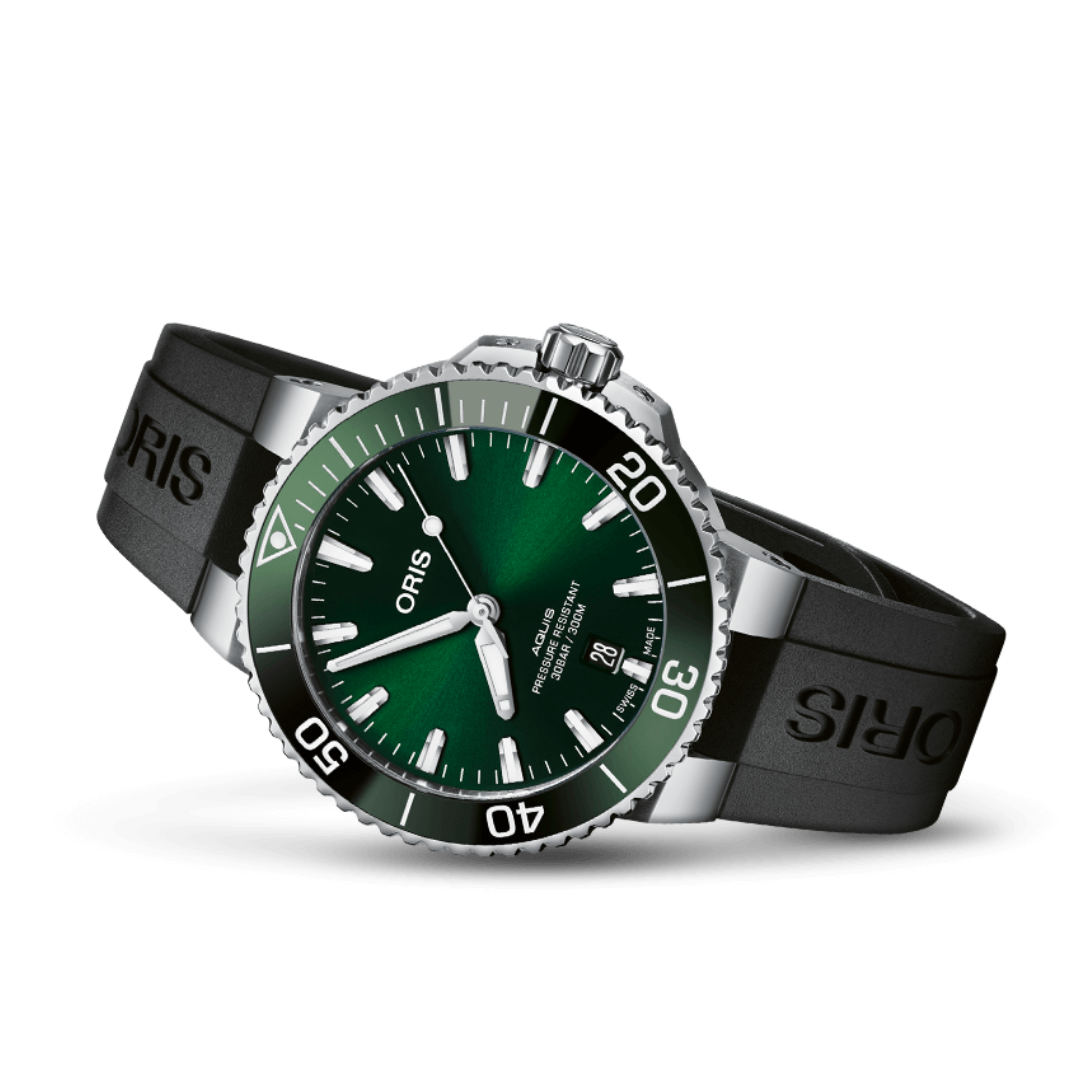 Oris Aquis Date Green 41.5mm 01 733 7766 4157 07 4 22 64FC Corvus