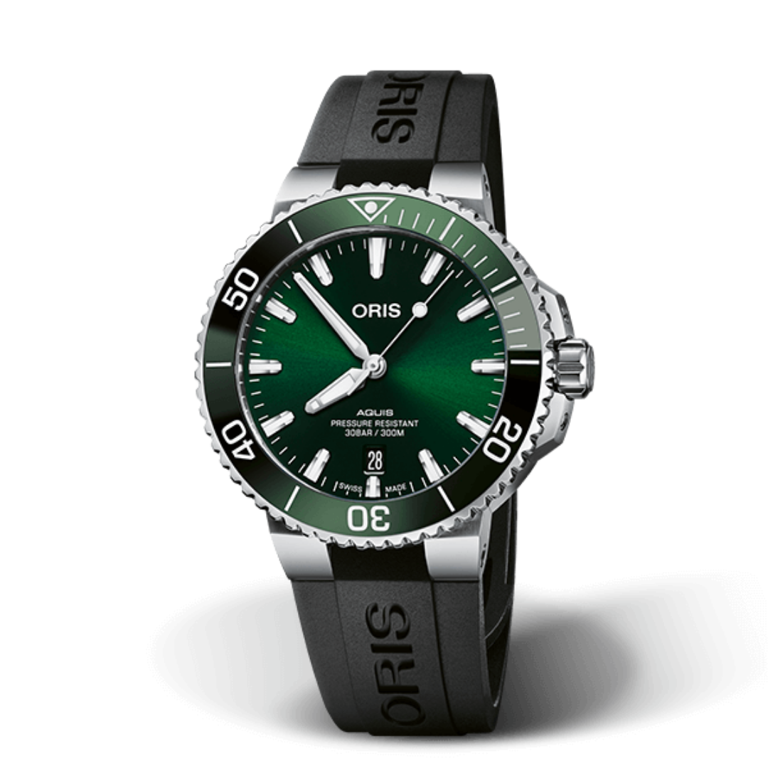 Oris Aquis Date Green 41.5mm 01 733 7766 4157 07 4 22 64FC Corvus