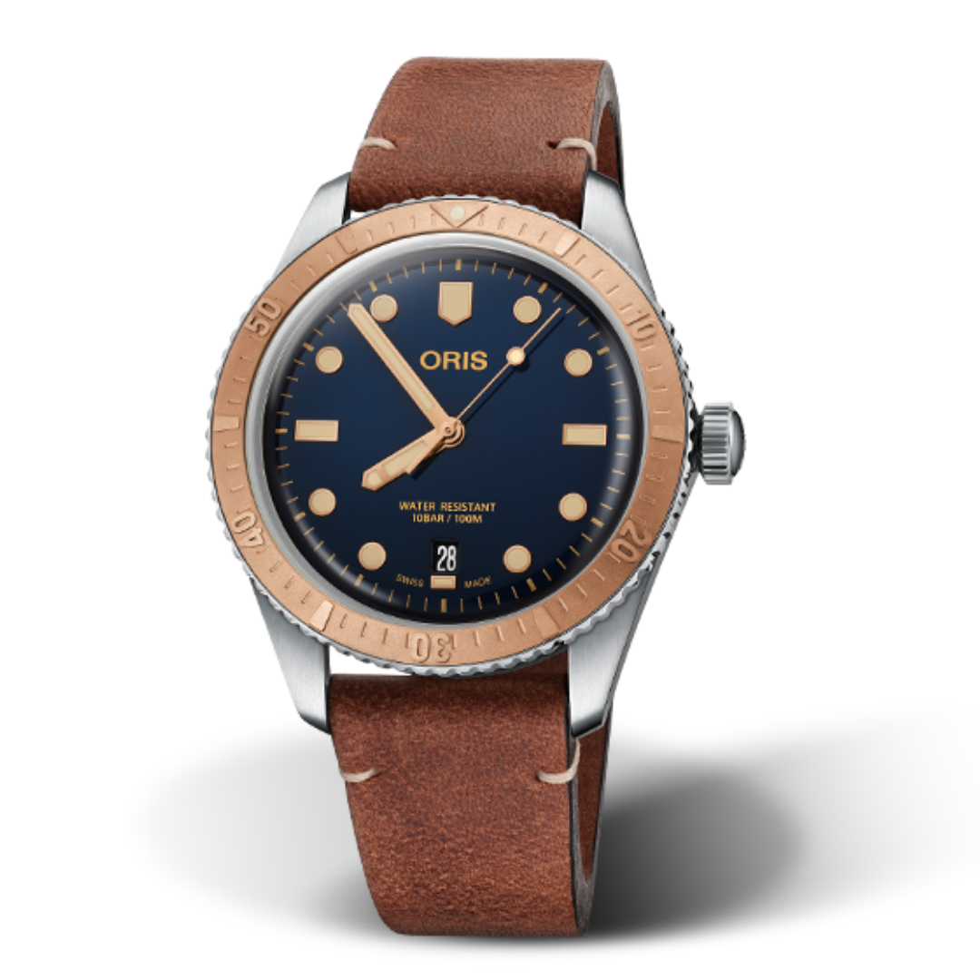 Oris Divers Sixty Five Automatic Bronze Blue 01 733 7707 4355 07 5 20 45 Corvus