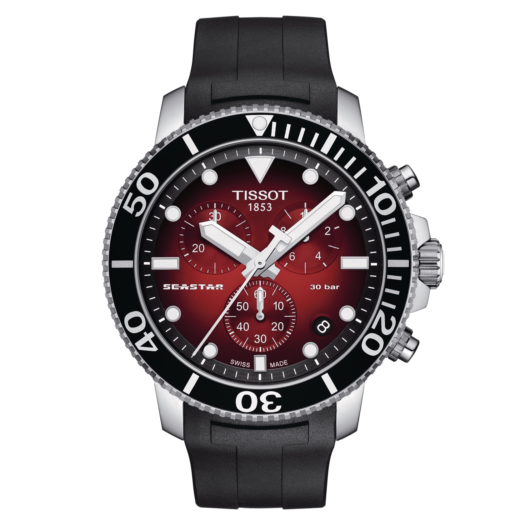 Tissot Seastar 1000 Red Chronograph T120.417.17.421.00 Corvus