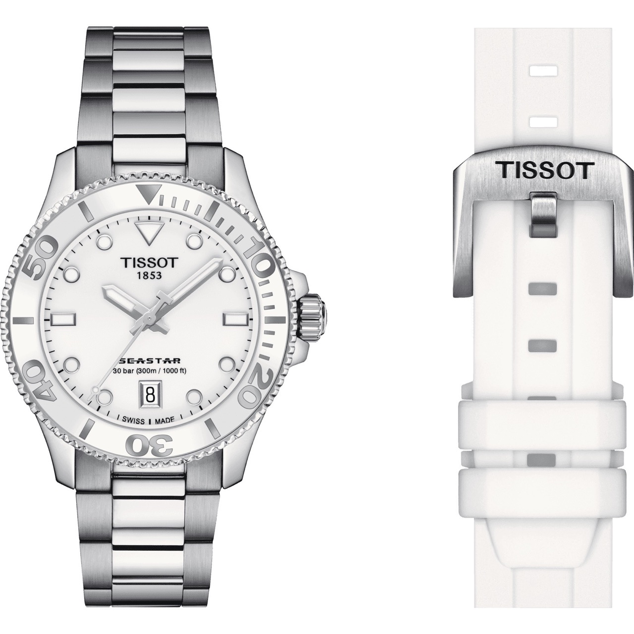 Tissot Seastar 1000 White 36mm T120.210.11.011.00 Corvus