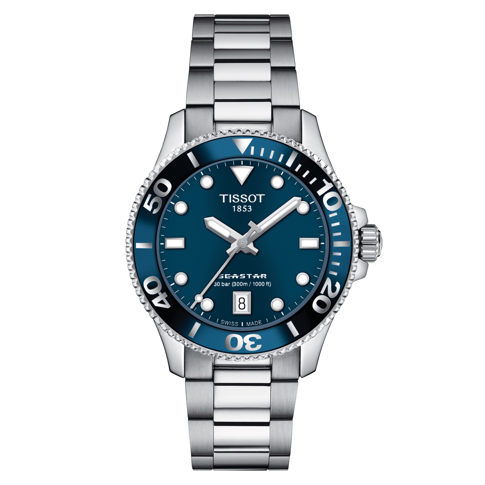 Tissot Seastar 1000 Blue 36mm T120.210.11.041.00 Corvus