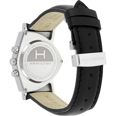 Hamilton Ventura Black Dial Shield MIB Chrono H24412732