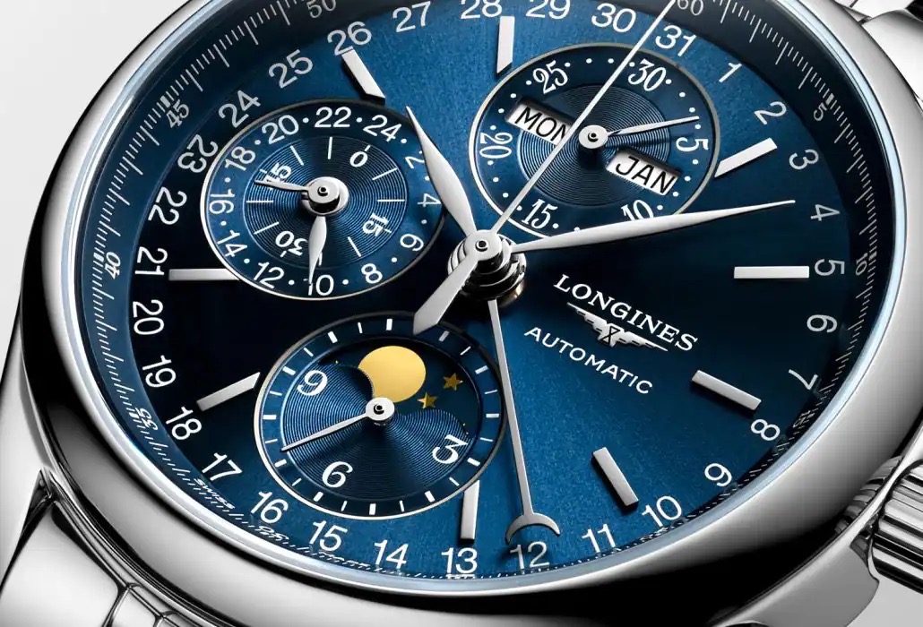 Longines Master Collection Blue Moonphase Chronograph L2.673.4.92.6