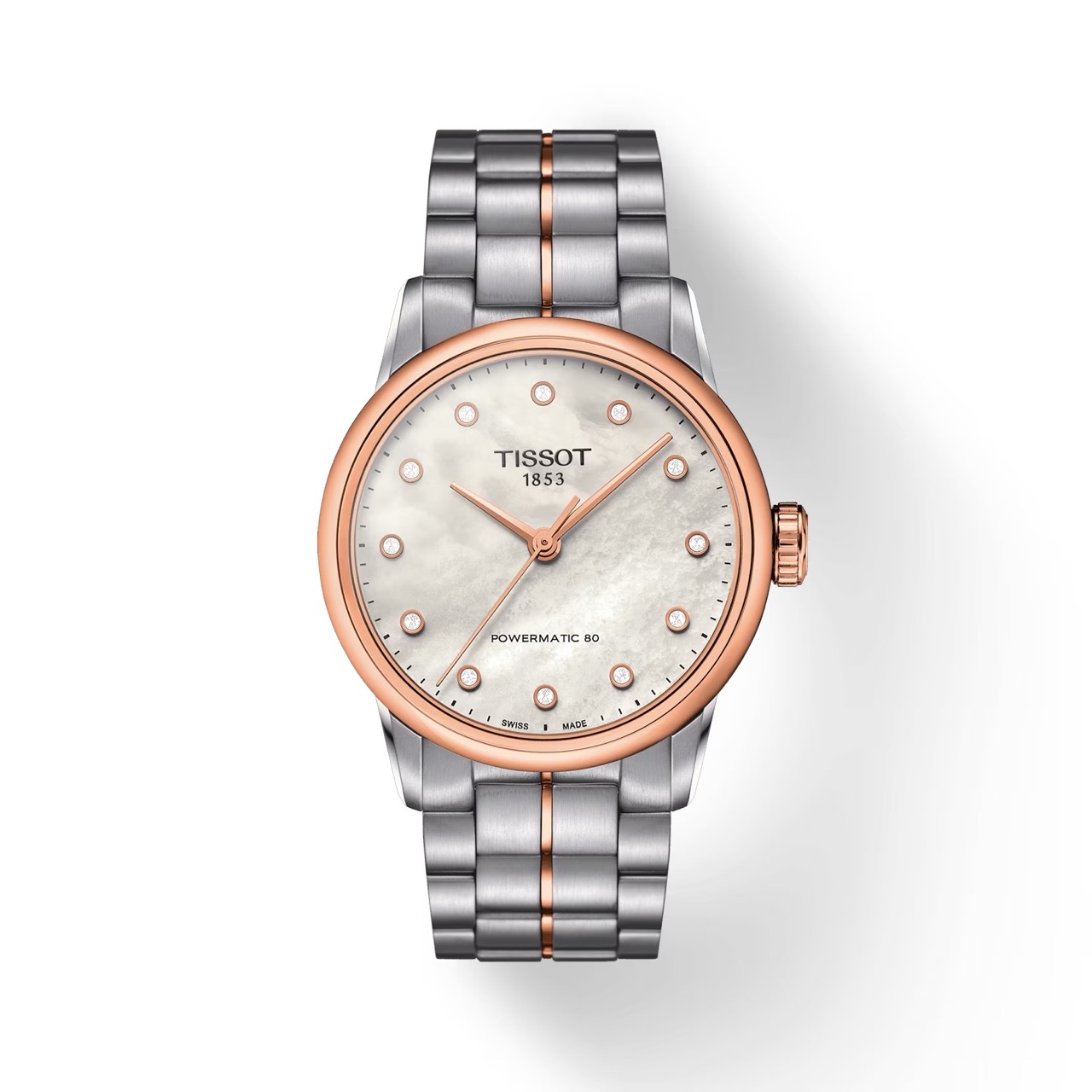 Tissot Luxury Lady Pearl Diamond Autom tico T086.207.22.116.00