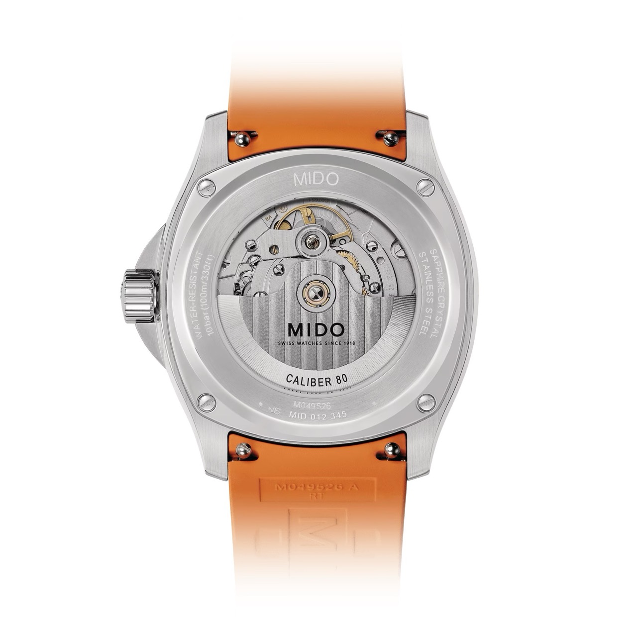 Mido Multifort Tv Big Date Orange Automatico M049.526.17.081.00