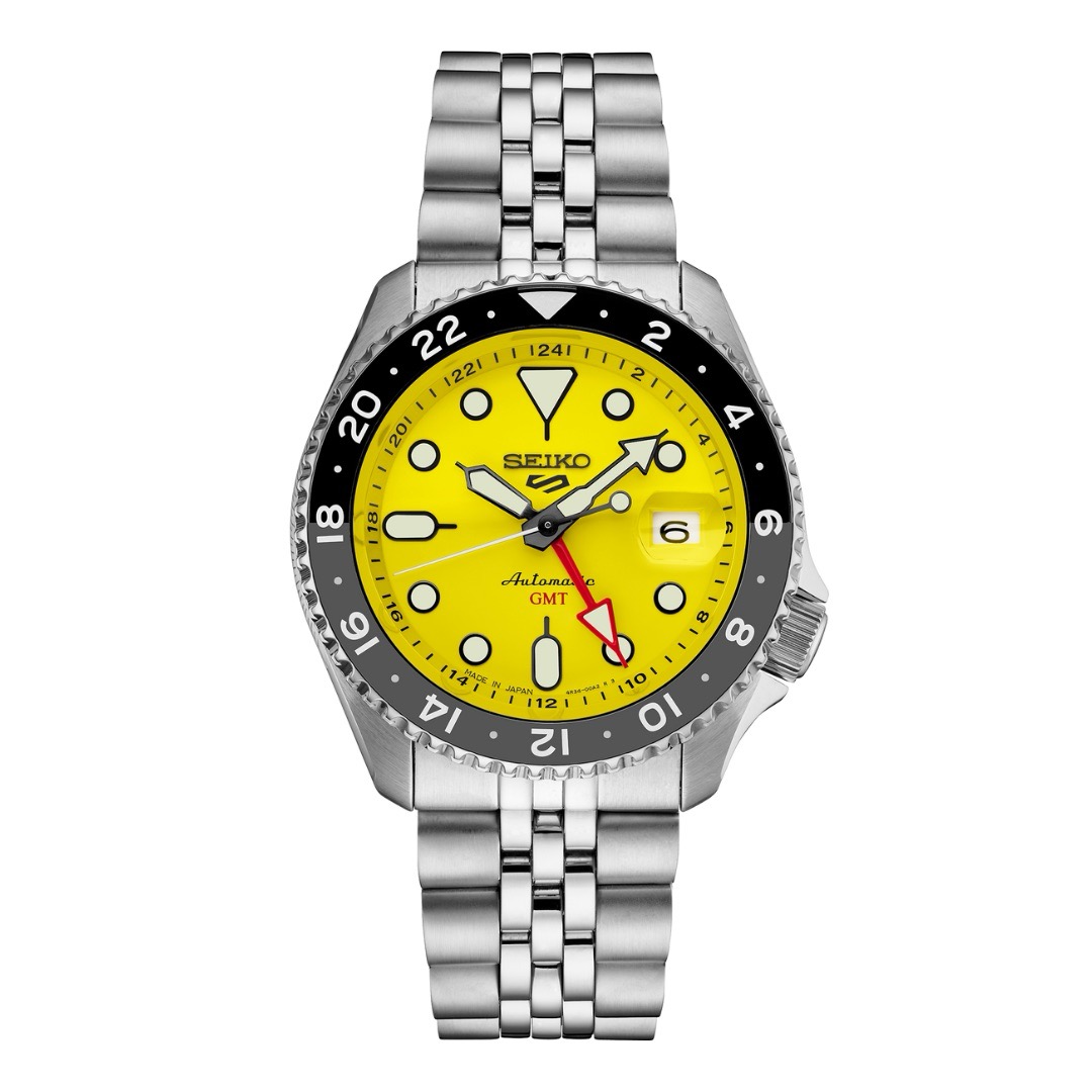 Seiko 5 Sports GMT US Special Yellow Automatico SSK017