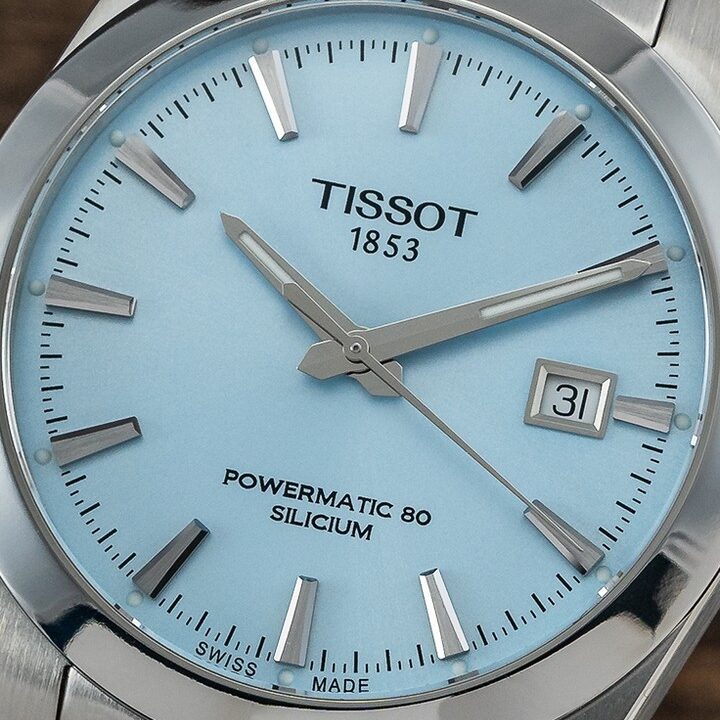 Tissot Gentleman Powermatic 80 Automatico Ice Blue Silicium T127.407.11.351.00 Corvus