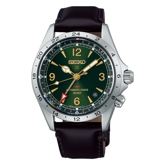 Seiko Prospex Alpinist GMT Automatico Green Limited Edition SBEJ005