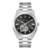 Bulova Surveyor Automatico Open Heart Black 96A270