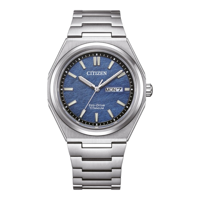 Citizen Super Titanium Eco-Drive Blue AW0130-85LE