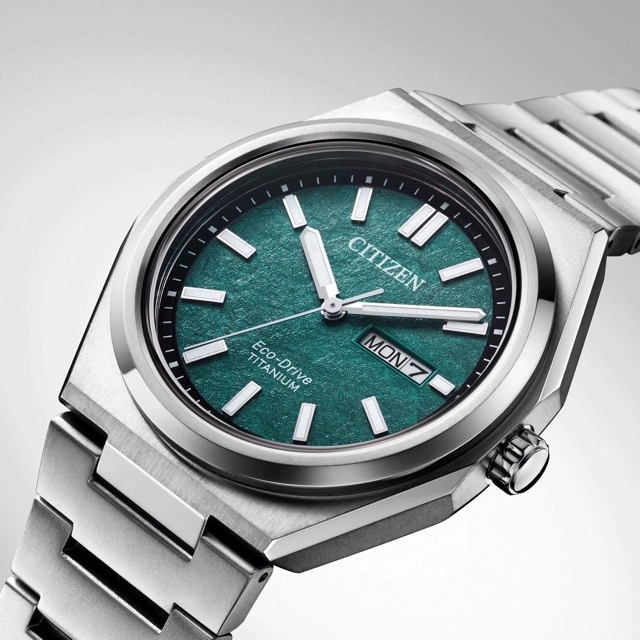 Citizen Super Titanium Eco-Drive Green AW0130-85XE