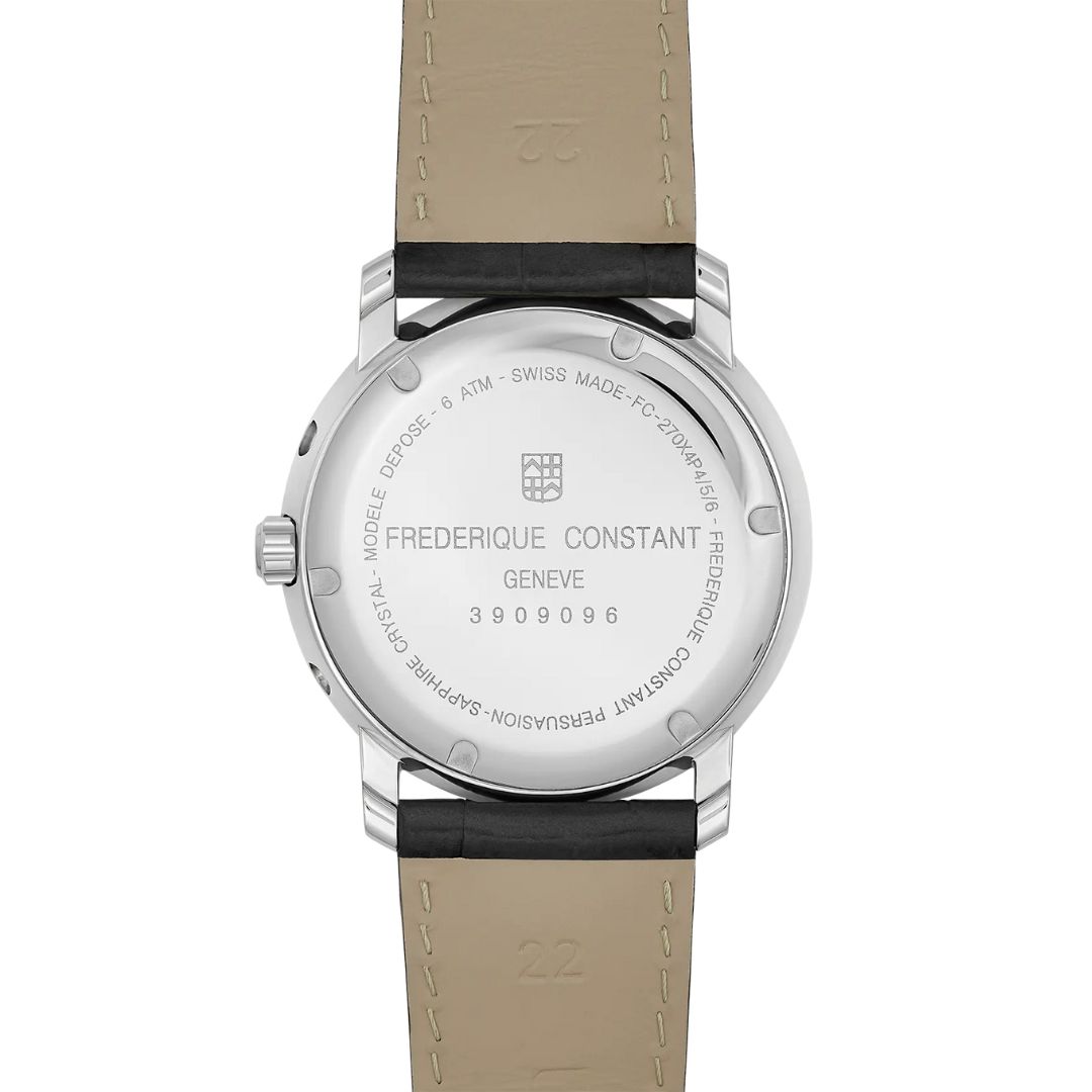 Frederique Constant Classics Index Business Timer Silver FC-270SW4P26