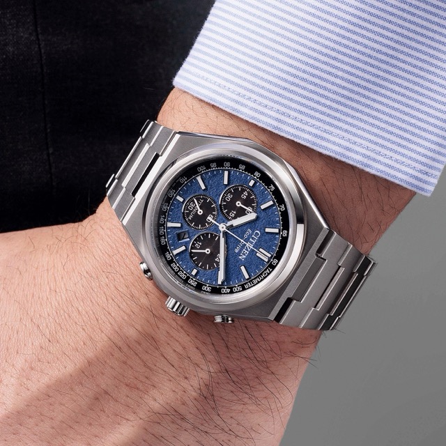 Citizen Super Titanium Eco-Drive Cronógrafo Azul CA4610-85L