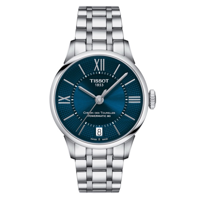 Tissot Chemin des Tourelles Lady Blue Automatico 32mm T099.207.11.048.00