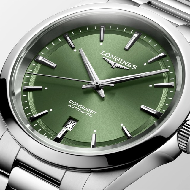 Longines Conquest Green Dial 41mm L3.830.4.02.6