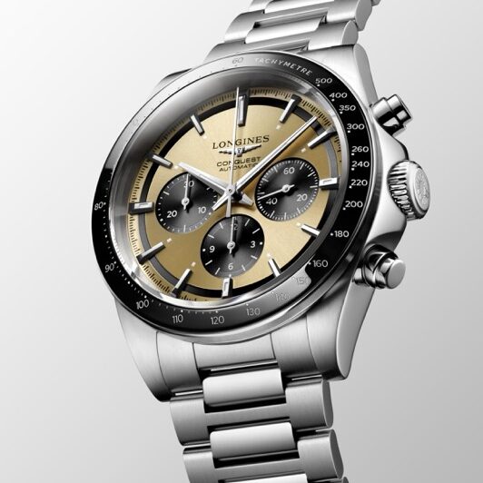 Longines Conquest Chronograph Automatico Champanhe L3.835.4.32.6