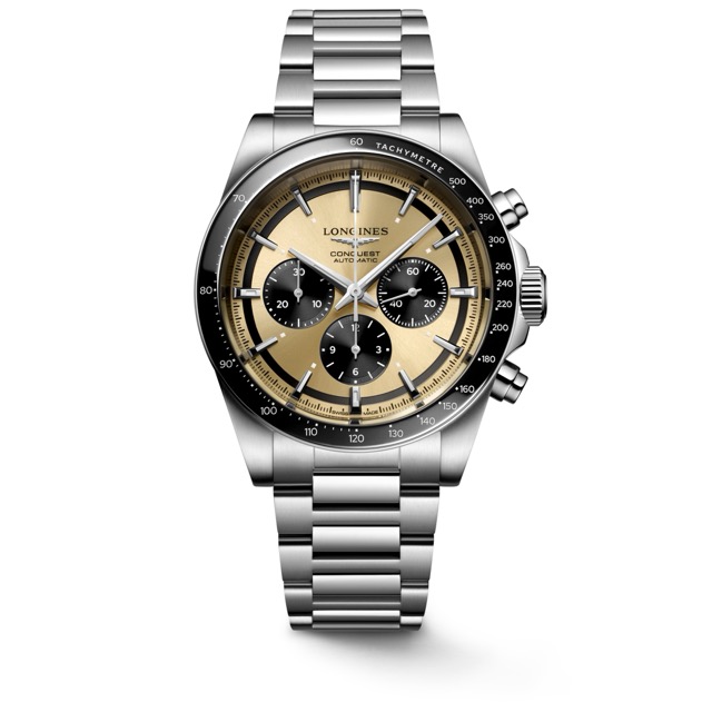 Longines Conquest Chronograph Automatico Champanhe L3.835.4.32.6