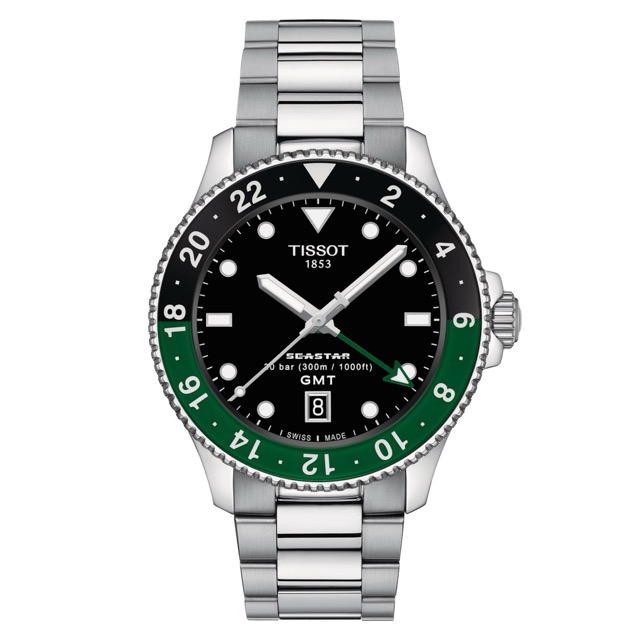 Tissot Seastar 1000 Quartz GMT Green T120.852.11.051.00