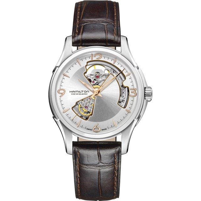 Hamilton Jazzmaster Open Heart Automatico Silver H32565555