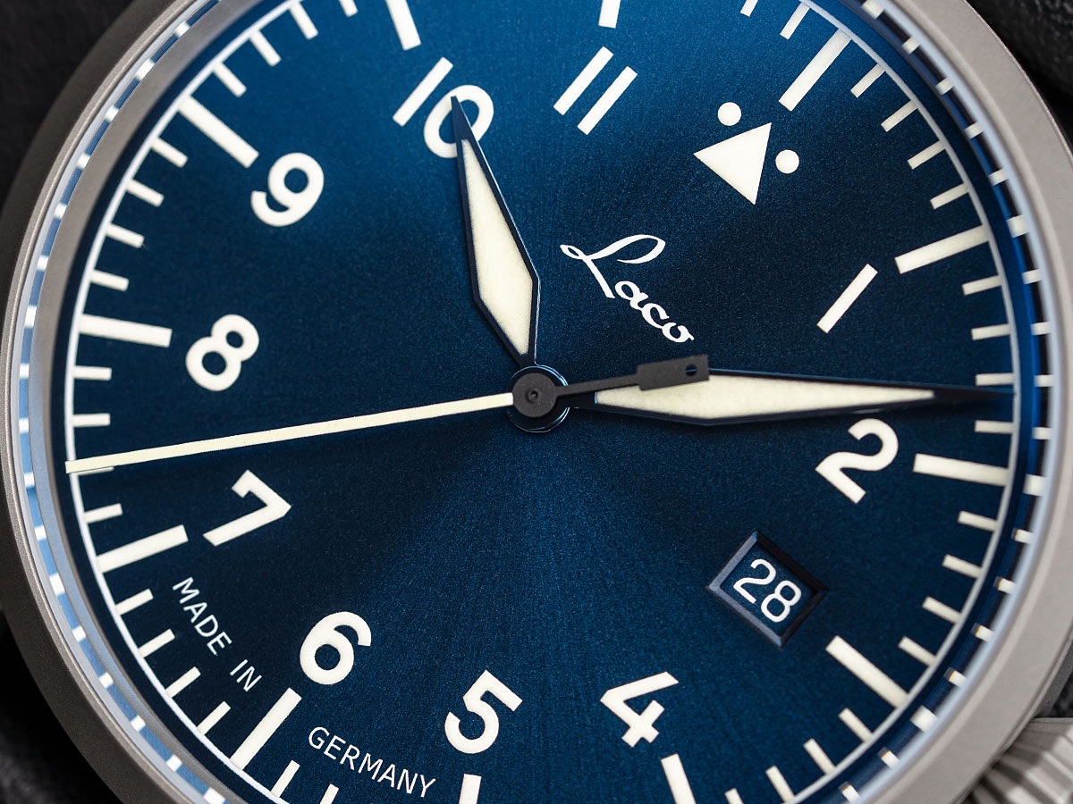 Laco Pilot Stuttgard Pro Type-A Automático 40mm Blue