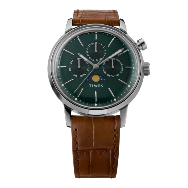 Timex Marlin Moonphase 40mm Green TW2W51000