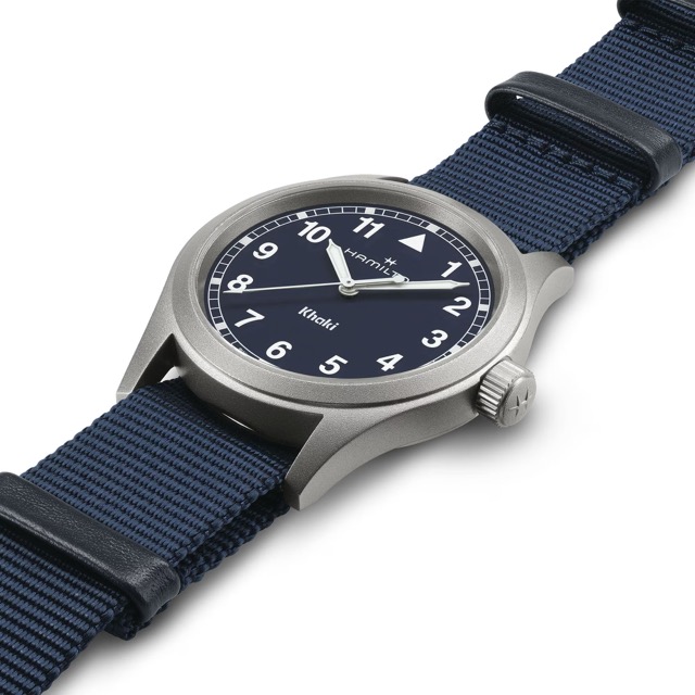 Hamilton Khaki Field Quartz 38mm Blue H69401940