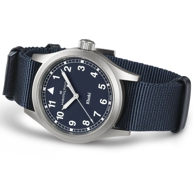 Hamilton Khaki Field Quartz 38mm Blue H69401940