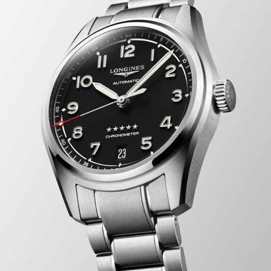 Longines Spirit Automático Black 37mm L3.410.4.53.6