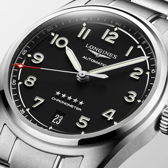 Longines Spirit Automático Black 37mm L3.410.4.53.6