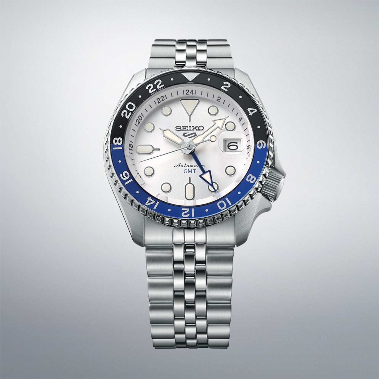 Seiko 5 Sports GMT White Automatico SSK033